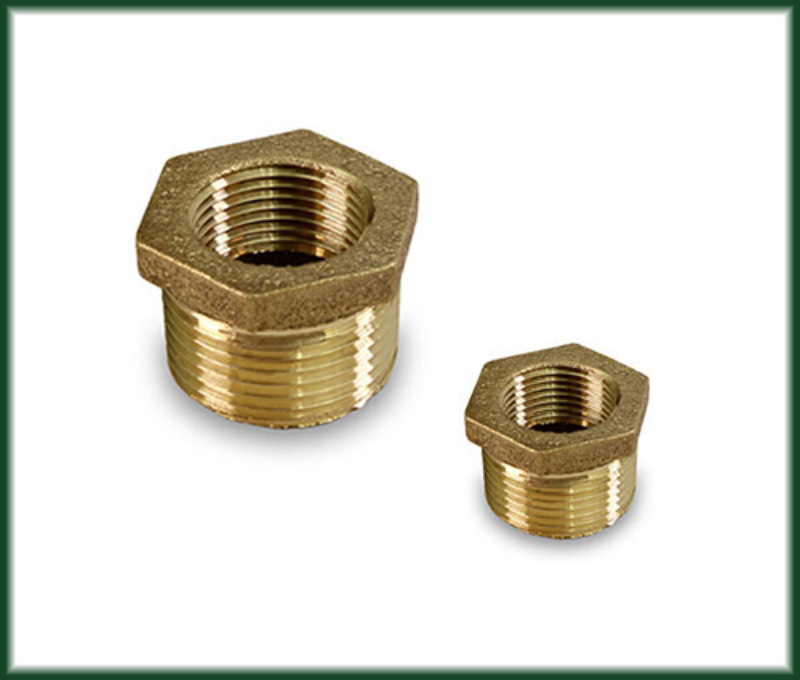 Red brass hex bushing category image