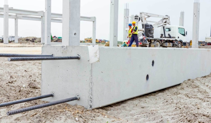 Reinforced concrete steel rebar